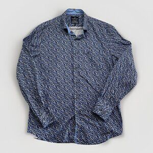 Fellows United League Of Legends Dutch Design XL Blue Geometric Design AOP